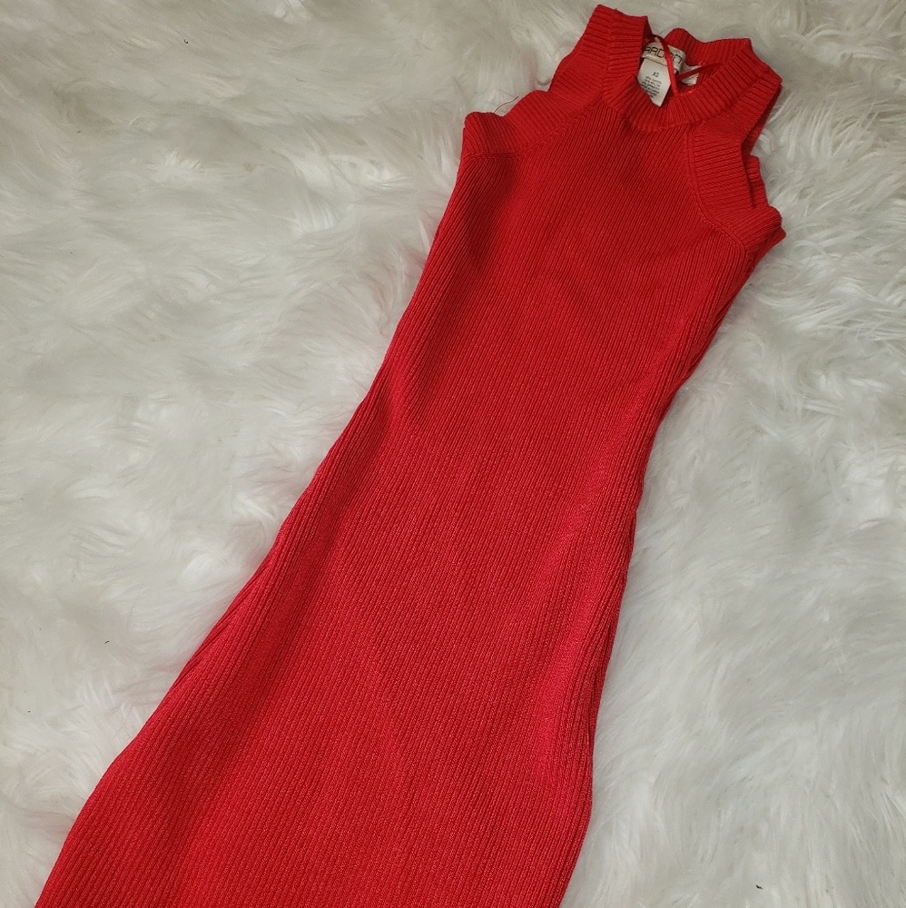 Arden B red mini bandage dress